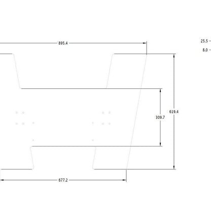 Multibrackets M Motorized Floorbase 60kg White
