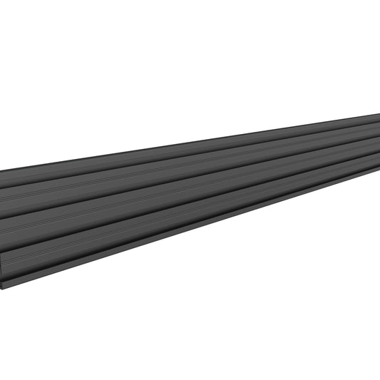 Multibrackets M Pro Series - Single Screen Rail 100cm Black
