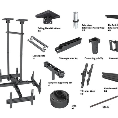 Multibrackets M Ceiling Mount Pro MBC4UHD