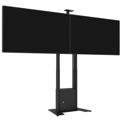 Multibrackets M Motorized Floorbase Dual Screen incl cabinet & cam-shelf 120kg