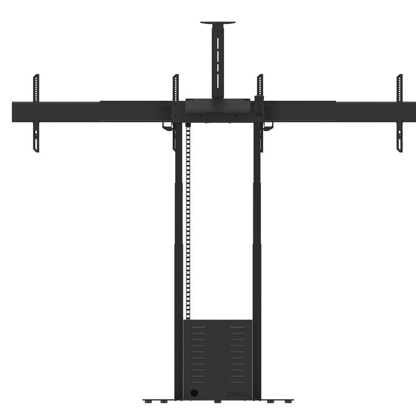 Multibrackets M Motorized Floorbase Dual Screen incl cabinet & cam-shelf 120kg