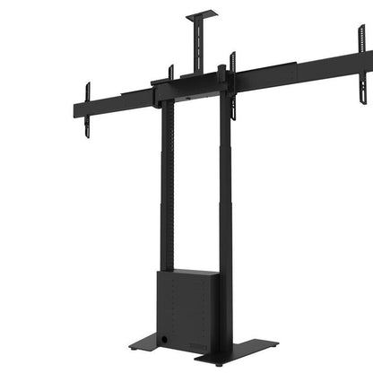 Multibrackets M Motorized Floorbase Dual Screen incl cabinet & cam-shelf 120kg