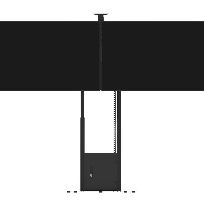 Multibrackets M Motorized Floorbase Dual Screen incl cabinet & cam-shelf 120kg