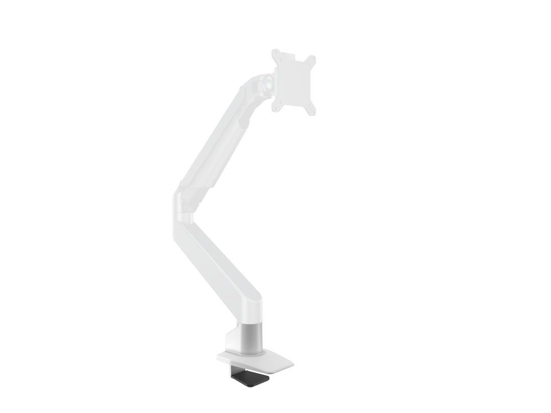 Multibrackets M Gas Lift Single Desk Clamp White