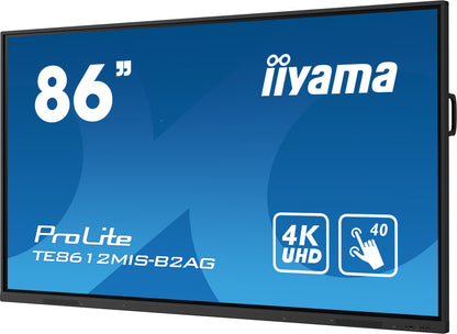 iiyama ProLite TE8612MIS-B2AG 86" 4K Ultra HD Pure-IR Interactive Touchscreen with Android and WiFi