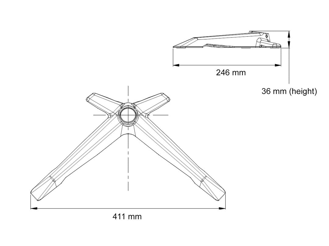 Multibrackets M Desktopmount Single / Dual / Triple Stand Table Stand