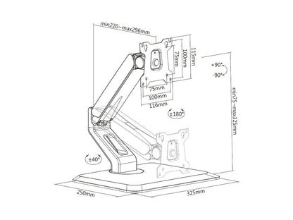 Multibrackets M Deskstand Touch Basic