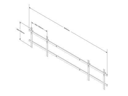 Multibrackets M Motorized Dual Screen Mount