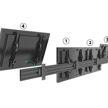 Multibrackets M Wallmount Pro MBW4U Tilt Black