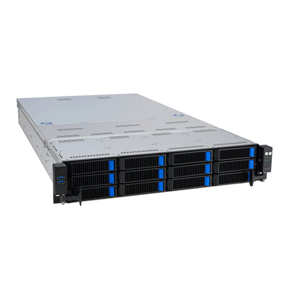 ASUS RS720-E11-RS12U Intel C741 Rack (2U) Black, Steel