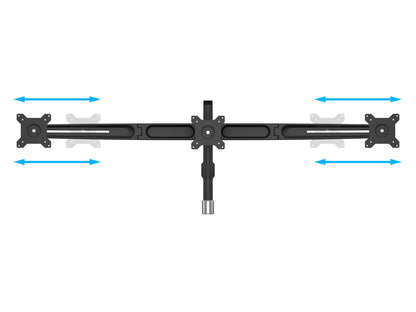 Multibrackets M VESA Desktopmount Triple Stand 15"-24" Expansion Kit