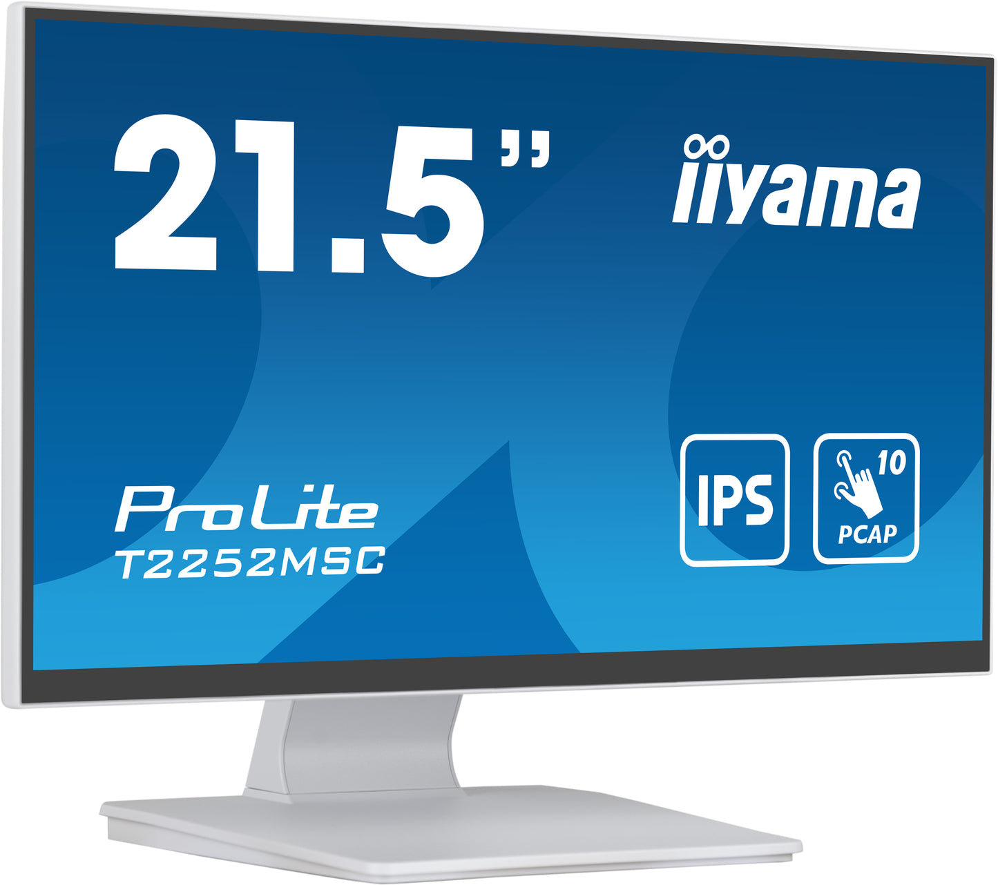 iiyama ProLite computer monitor 54.6 cm (21.5") 1920 x 1080 pixels Full HD LCD Touchscreen Table White