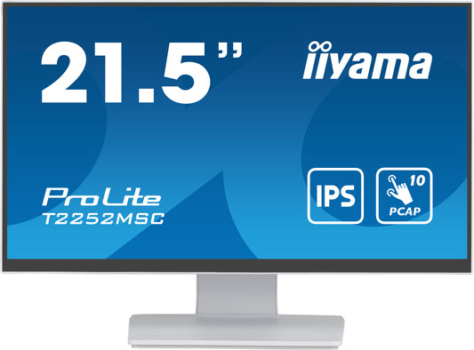 iiyama ProLite computer monitor 54.6 cm (21.5") 1920 x 1080 pixels Full HD LCD Touchscreen Table White