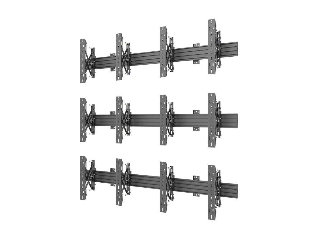 Multibrackets M Wallmount Pro MBW2Ux3 Push In Pop Out Black