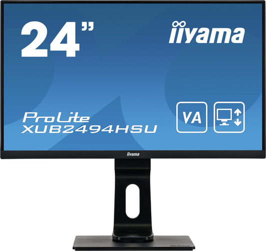 iiyama ProLite XUB2494HSU-B1 computer monitor 60.5 cm (23.8") 1920 x 1080 pixels Full HD Black