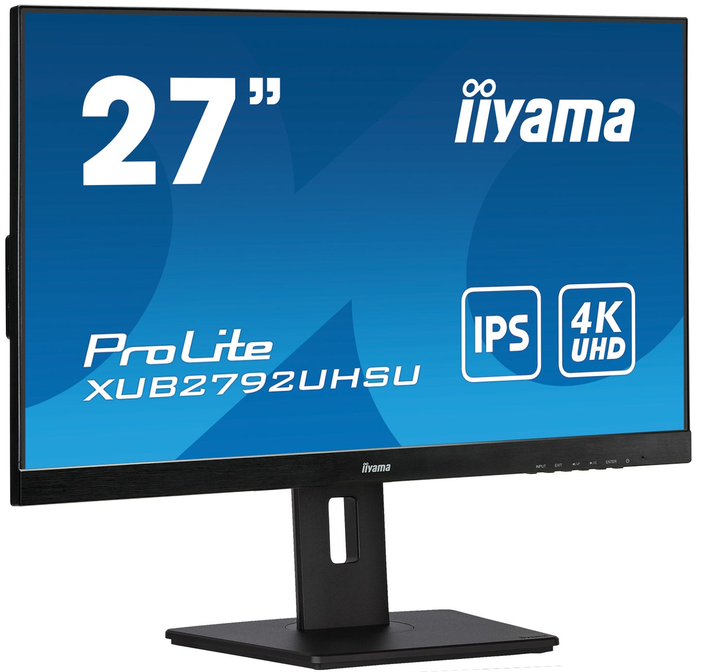 iiyama ProLite XUB2792UHSU-B5 27’’ IPS panel technology, ultra slim monitor featuring 4K resolution