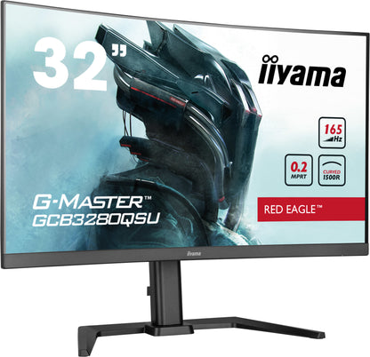 iiyama G-MASTER Red Eagle GCB3280QSU-B1  32" 1500R 165Hz Curved Gaming Monitor