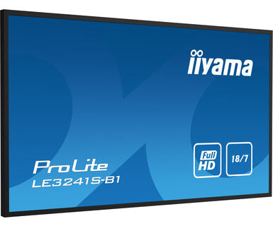 iiyama LE3241S-B1 Signage Display Digital signage flat panel 80 cm (31.5") 350 cd/m² Full HD Black 18/7