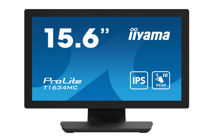 iiyama ProLite T1634MC-B1S computer monitor 39.6 cm (15.6") 1920 x 1080 pixels Full HD LED Touchscreen Black