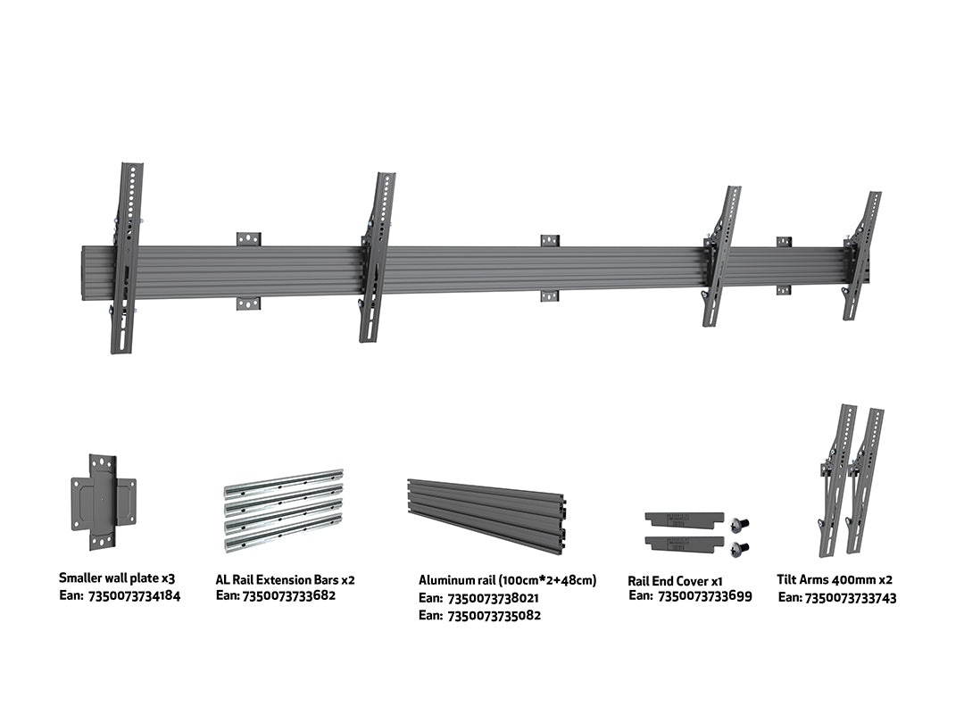 Multibrackets M Wallmount Pro MBW2UHD Tilt Black