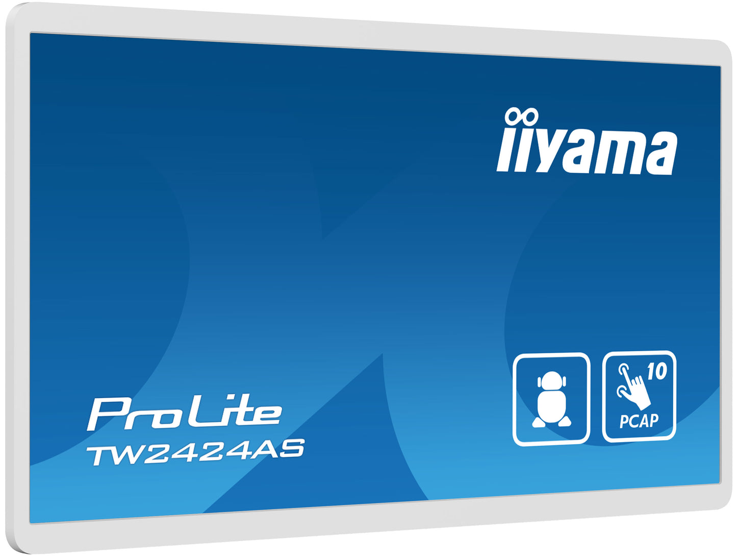 iiyama TW2424AS-W1 Signage Display Digital signage flat panel 60.5 cm (23.8") Wi-Fi 250 cd/m² 4K Ultra HD Black Touchscreen Built-in processor Android 24/7