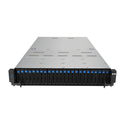 ASUS RS720-E11-RS24U Intel C741 Rack (2U) Black, Steel