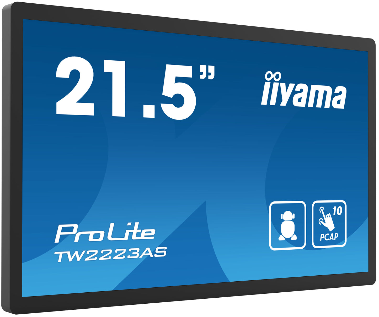 iiyama Prolite TW2223AS-B1 21.5" PCAP 10p Edge-to-Edge Touchscreen PC with Android OS