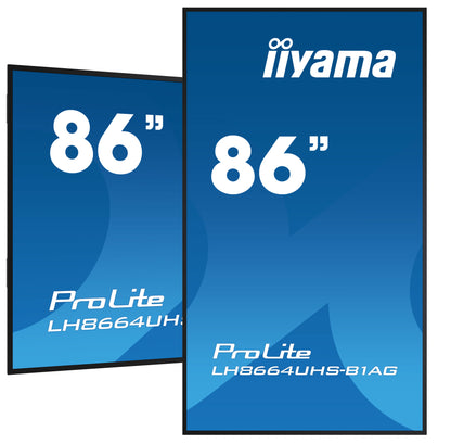 iiyama ProLite LH8664UHS-B1AG 86" 4K Ultra HD Large Format Display with Android OS