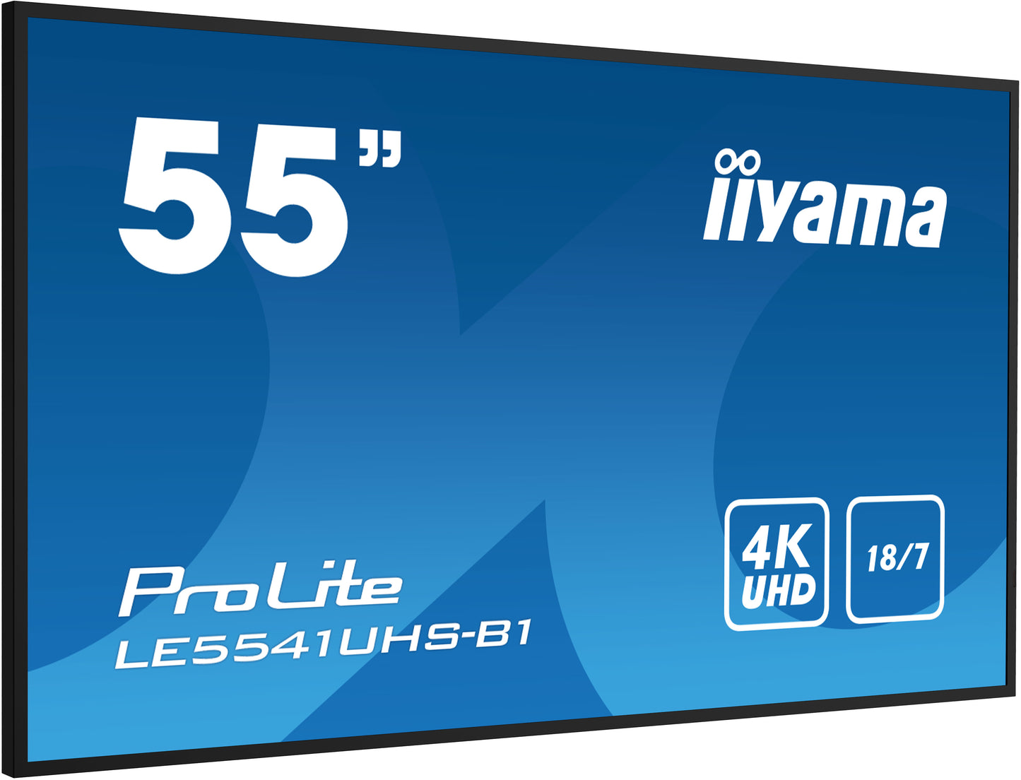 iiyama LE5541UHS-B1 Signage Display Digital signage flat panel 138.7 cm (54.6") LCD 350 cd/m² 4K Ultra HD Black 18/7