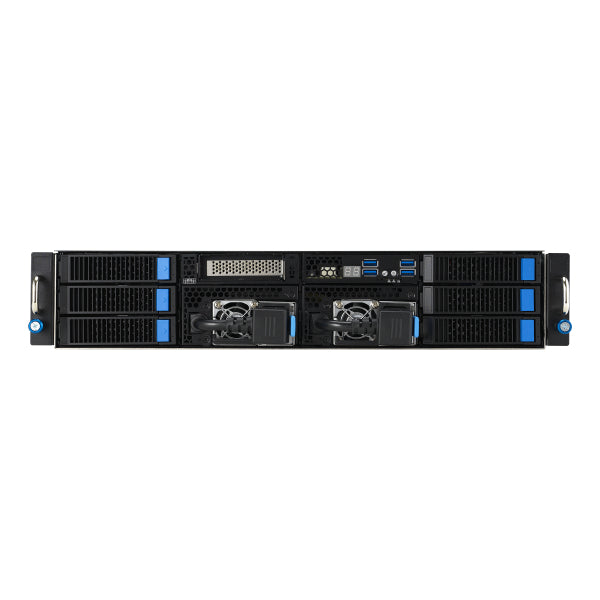 ASUS 90SF0251-M004X0 server barebone Intel C741 Rack (2U) Black, Steel