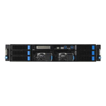 ASUS 90SF0251-M004X0 server barebone Intel C741 Rack (2U) Black, Steel