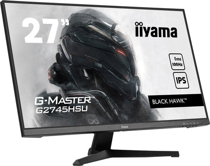 iiyama G-MASTER G2745HSU-B1 Black Hawk with IPS Panel Technology and 1ms MPRT