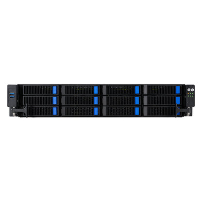 ASUS RS720-E11-RS12U Intel C741 Rack (2U) Black, Steel